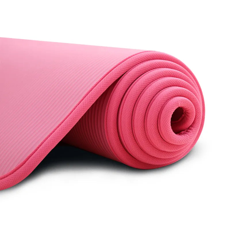 Exercise Mat Thick with Textured Non-Slip Surface and Joint Cushioning