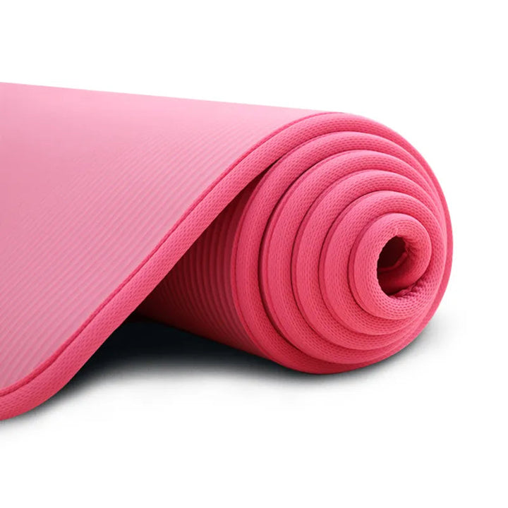 Exercise Mat Thick with Textured Non-Slip Surface and Joint Cushioning