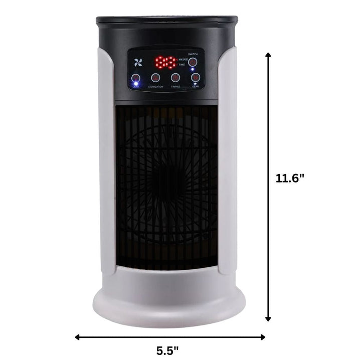 Portable Evaporative Air Cooler 300ml Water Tank 6-Speed Fan