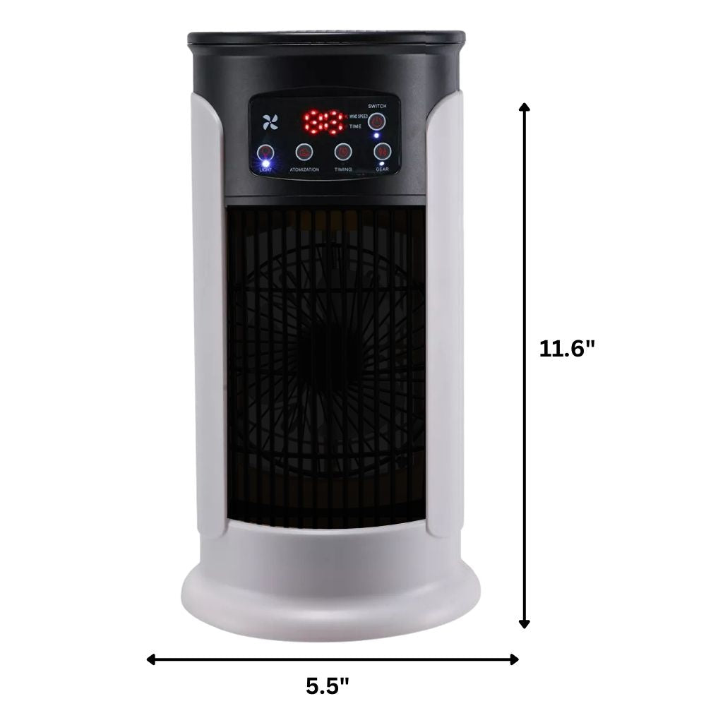 Portable Evaporative Air Cooler 6 Speed Humidifier 300ml Tank