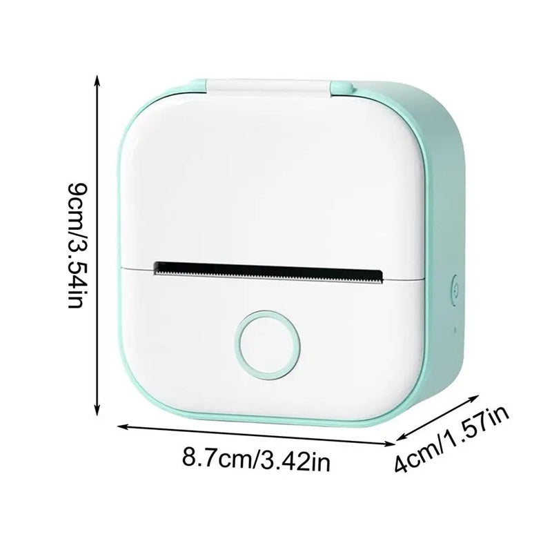 Portable Mini Printer Thermal Inkless Bluetooth Connectivity