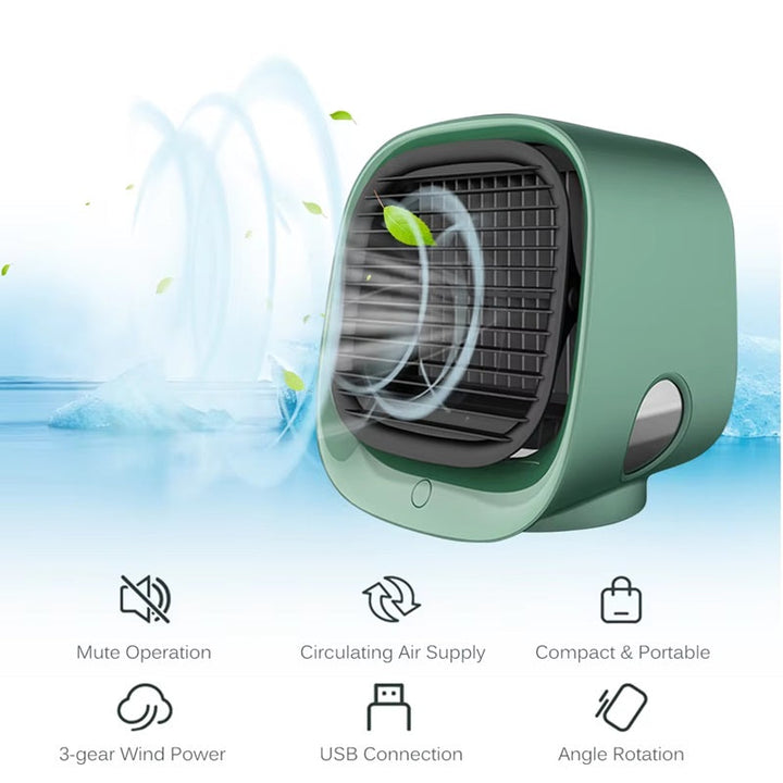 3-in-1 Mini Air Conditioner Cooling Humidifying Air Purifier