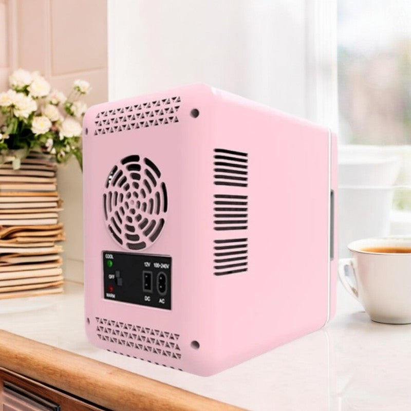 Portable Mini Fridge USB-Powered 6L Compact Travel Car Home