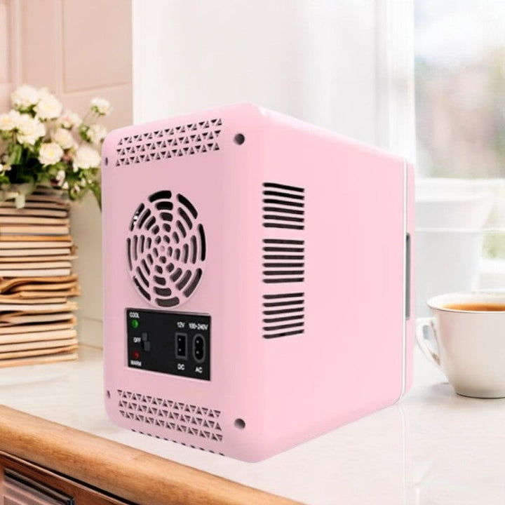 Portable Mini Fridge USB-Powered 6L Compact Travel Car Home