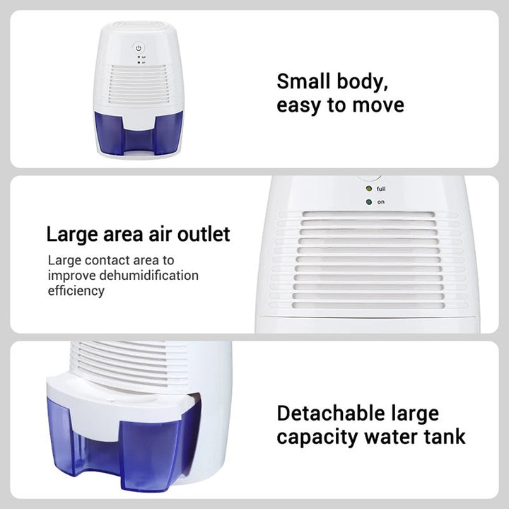 Portable Mini Dehumidifier Compact Moisture Control