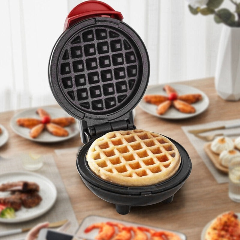 Electric Mini Waffle Maker Nonstick Coating