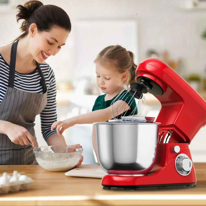 Stand Mixer 6-Speed with Stainless Steel Bowl and Attachments