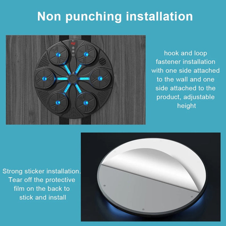Music Boxing Machine Electronic Interactive Fitness