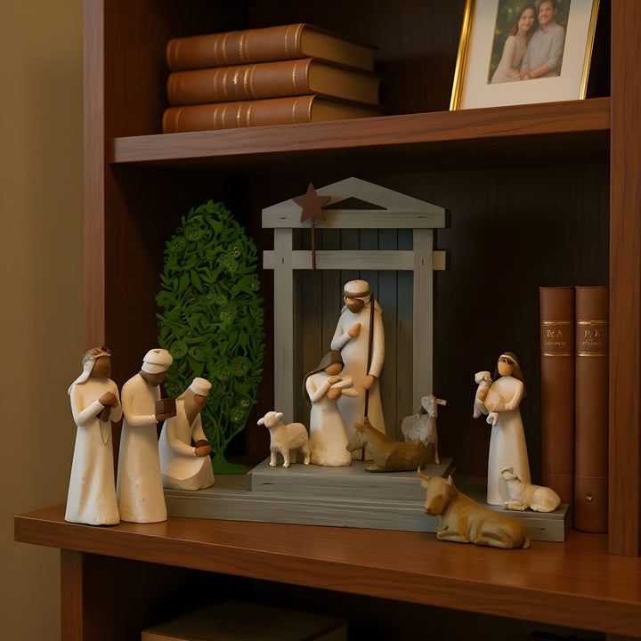 Christmas Nativity Figurine Set Classic Home Display