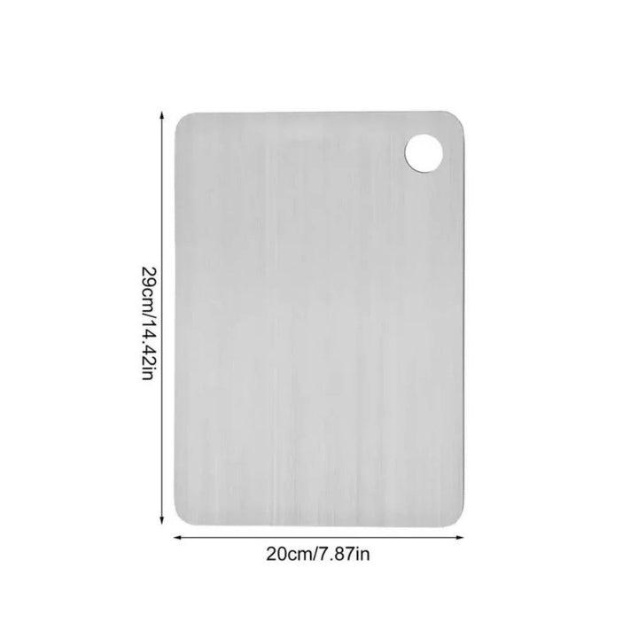 Stainless Steel Cutting Board Non-Porous Handle