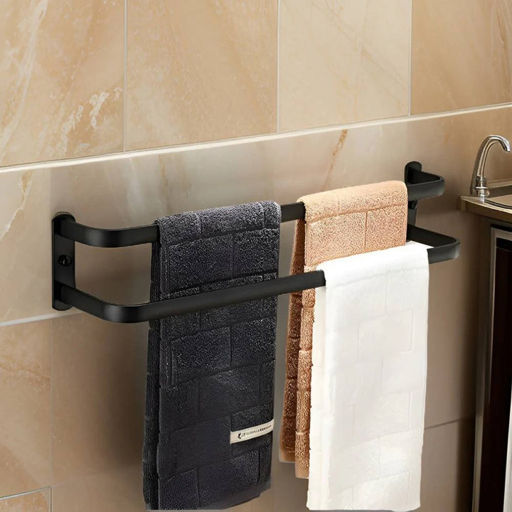 Aluminum Wall Mounted Towel Rack Moisture Resistant