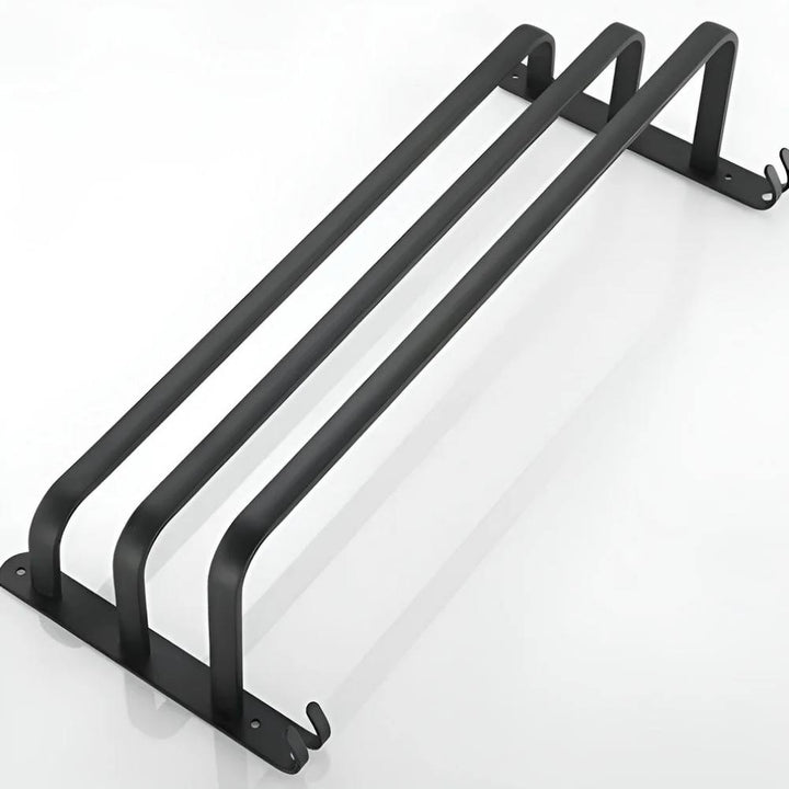 Aluminum Wall Mounted Towel Rack Moisture Resistant