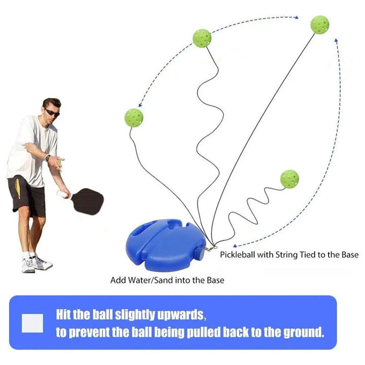 Pickleball Trainer with Luminous Feature and Extra-Grip Base