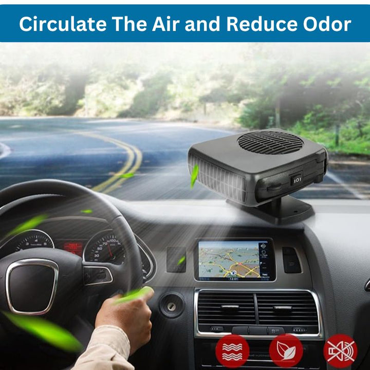 Portable Car Heater 12V with Rotatable Base