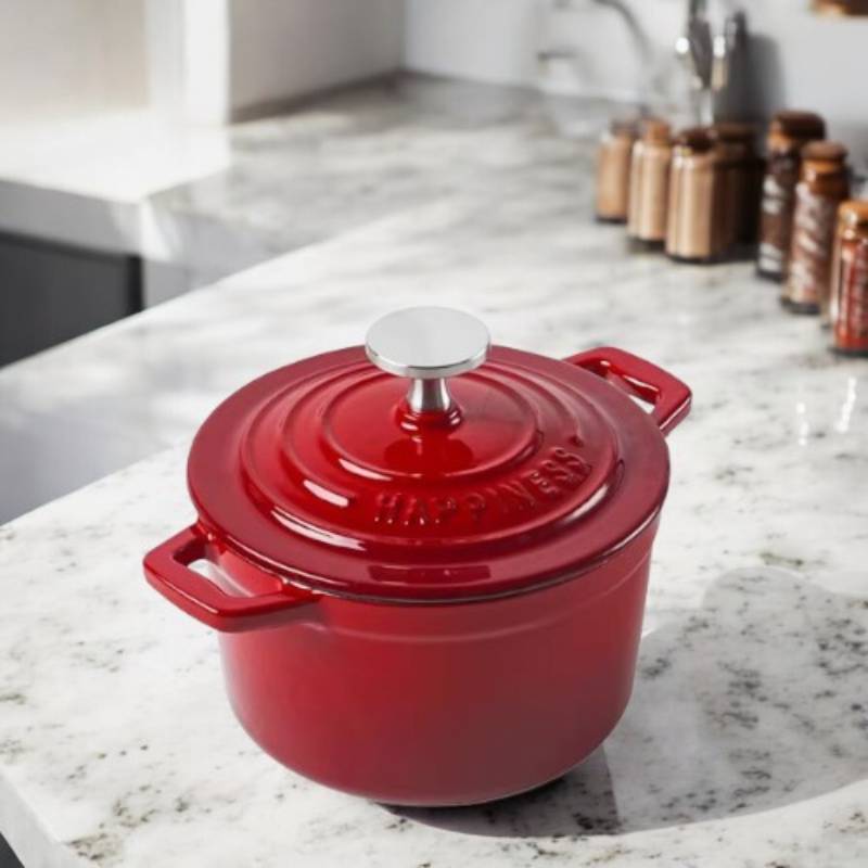 Cast Iron Mini Dutch Oven with Lid - Lenila