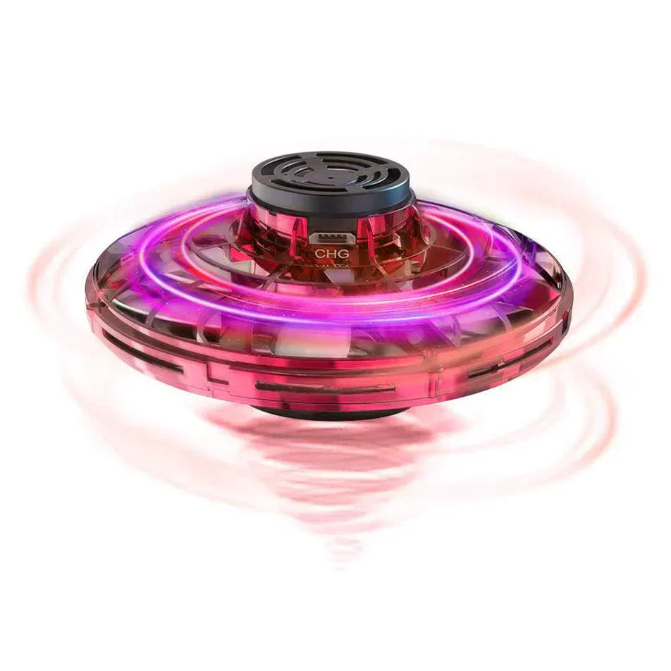 Gyroscopic Hand Spinner with LED Display Rechargeable Battery