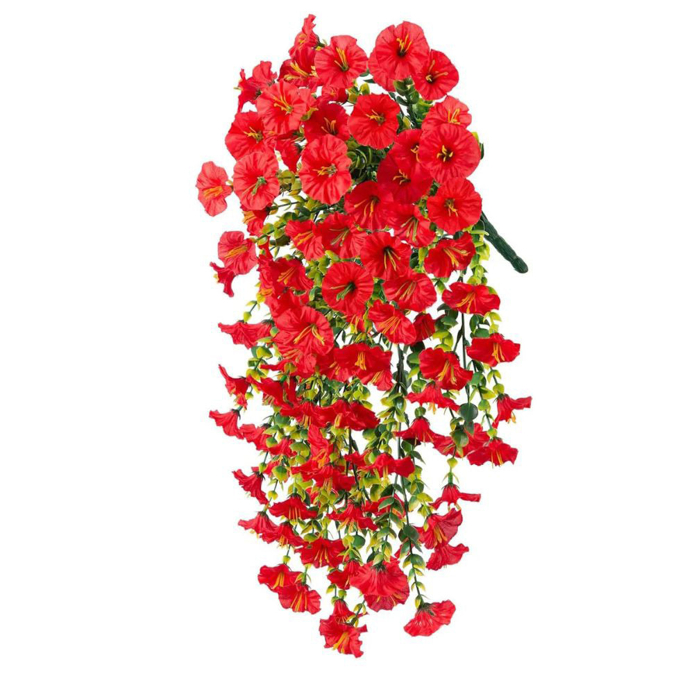 Morning Glory Vine Artificial Silk Flowers 75cm Flexible