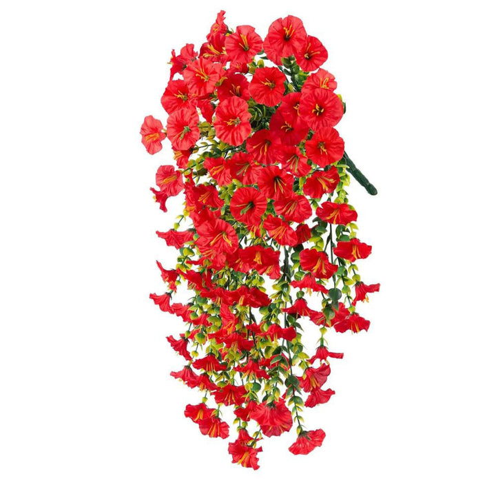 Morning Glory Vine Artificial Silk Flowers 75cm Flexible