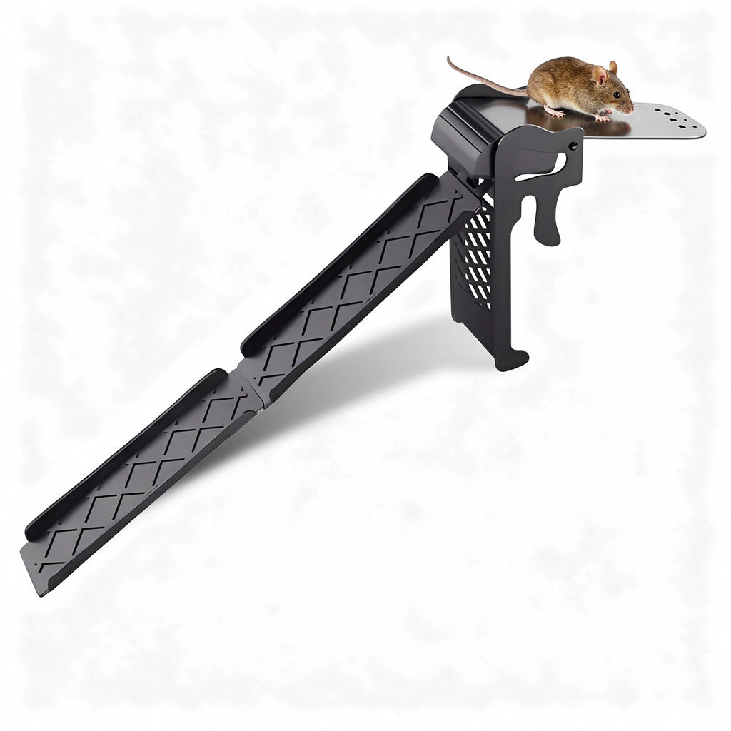 Reusable Plastic Mouse Trap with Ramp Style for Rodent Control