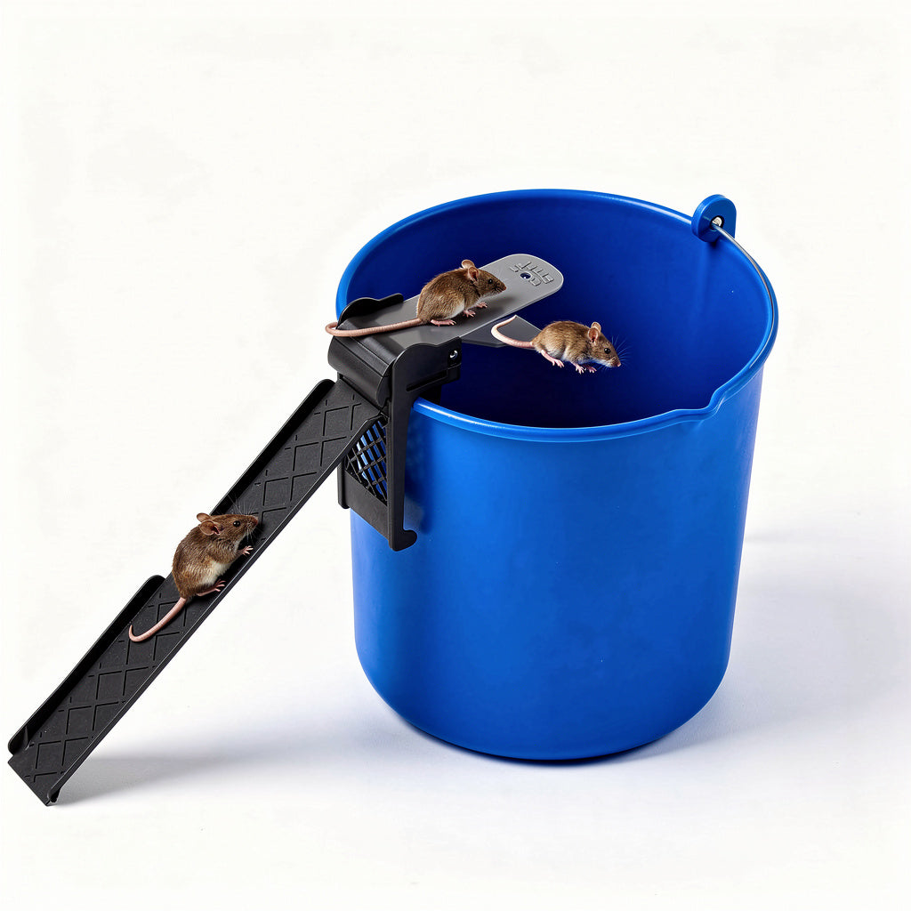 Reusable Plastic Mouse Trap with Ramp Style for Rodent Control - Lenila