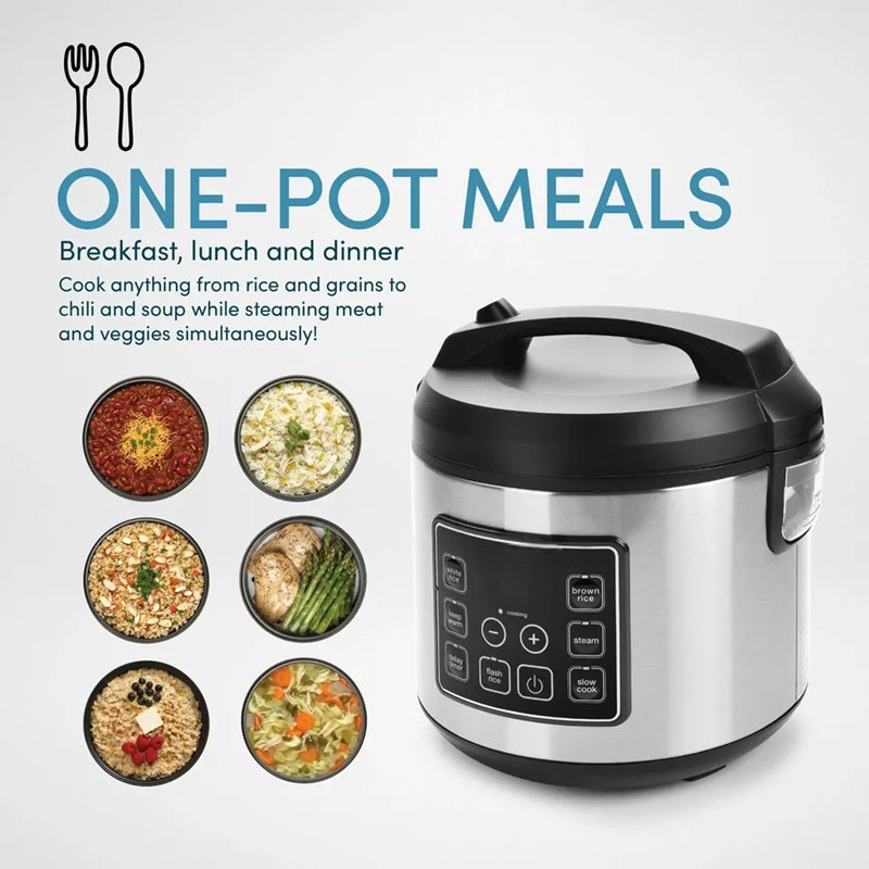 Multifunctional Digital Rice Cooker 20-Cup Capacity