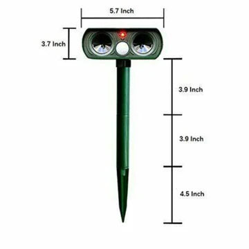 Solar Powered Infrared Animal Pest Repeller Outdoor