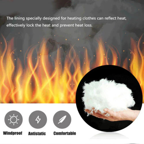 Heated Jacket Electric Warm Insulated Fit