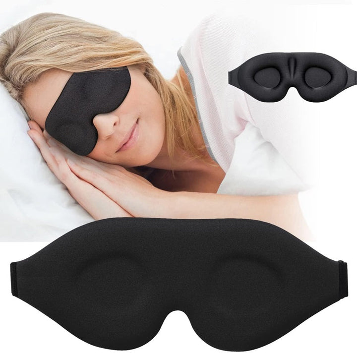 Sleep Mask 3D Contoured Blocking