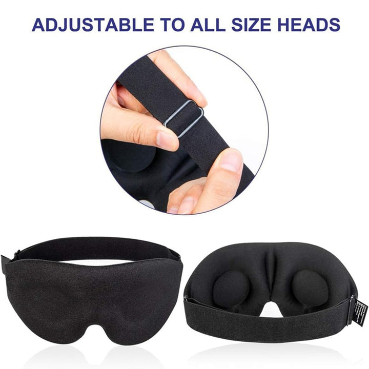 Sleep Mask 3D Contoured Blocking