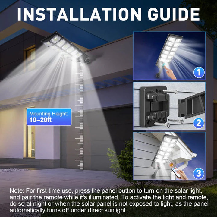 Outdoor LED Solar Street with Motion Sensor High Power 250W