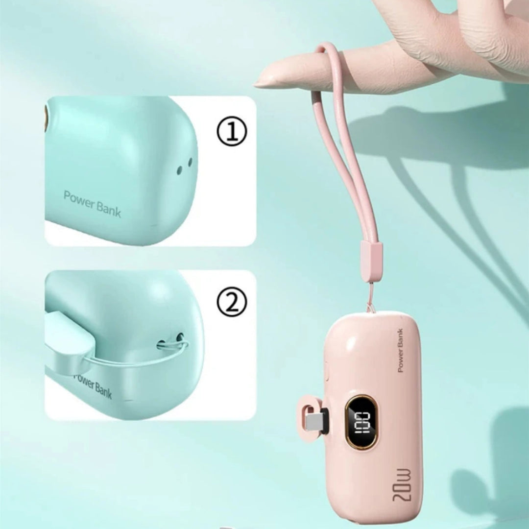 Portable Power Bank with LED Display Dual Port 30000mAh