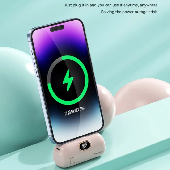 Portable Power Bank with LED Display Dual Port 30000mAh
