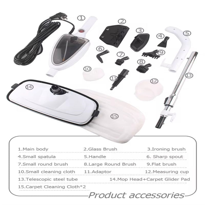 Multi-Surface Steam Mop with Quick-Heat Feature