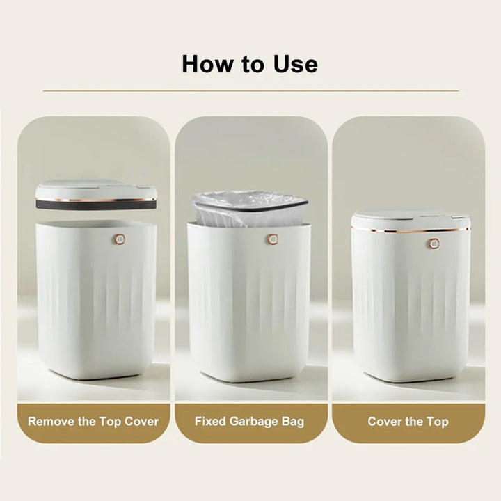 Smart Sensor Trash Can Automatic Lid