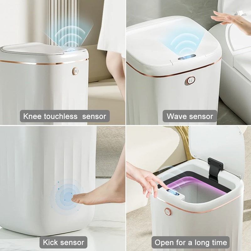 Smart Sensor Trash Can Automatic Lid