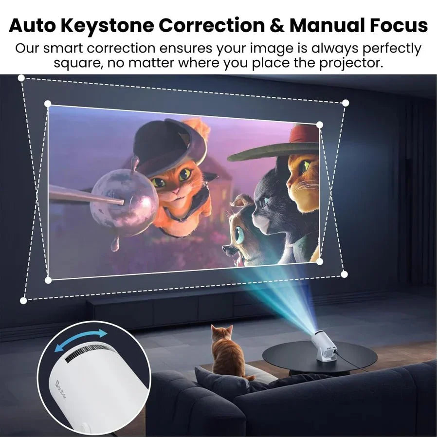 VistaCube Smartphone Mini Portable Projector Full HD - Mini Projector - Wild Eye Vision