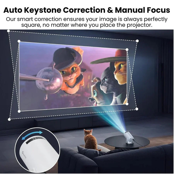 VistaCube Smartphone Mini Portable Projector Full HD - Mini Projector - Wild Eye Vision