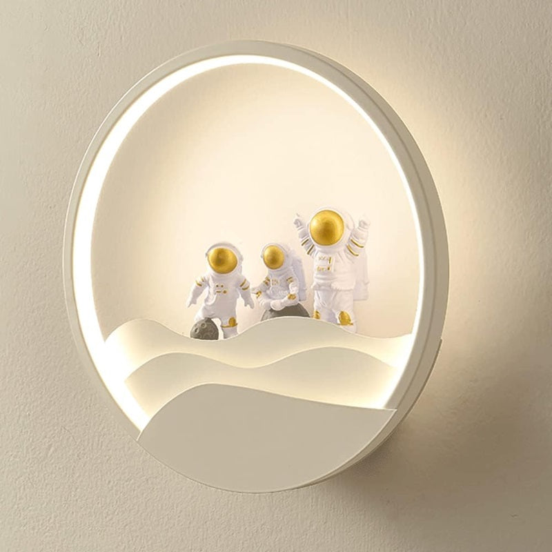 Astronaut Wall Lamp Tri-Color LED Fixture