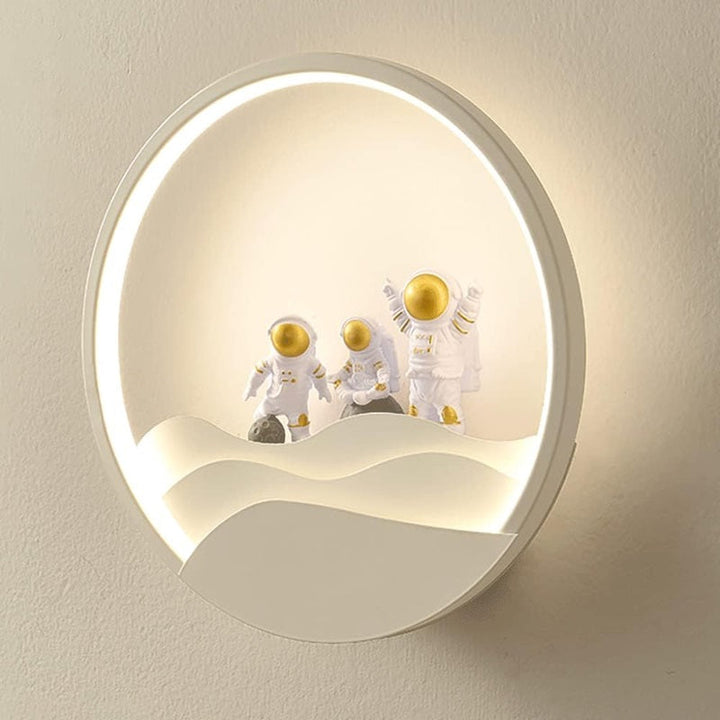 Astronaut Wall Lamp Tri-Color LED Fixture