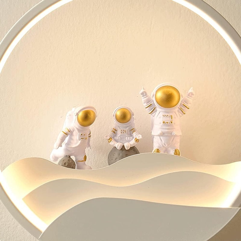 Astronaut Wall Lamp Tri-Color LED Fixture