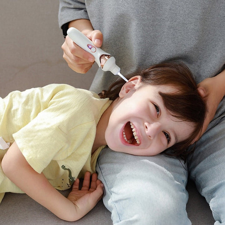 Ear Wax Vacuum Cleaner with Soft Silicone Replacement Tips
