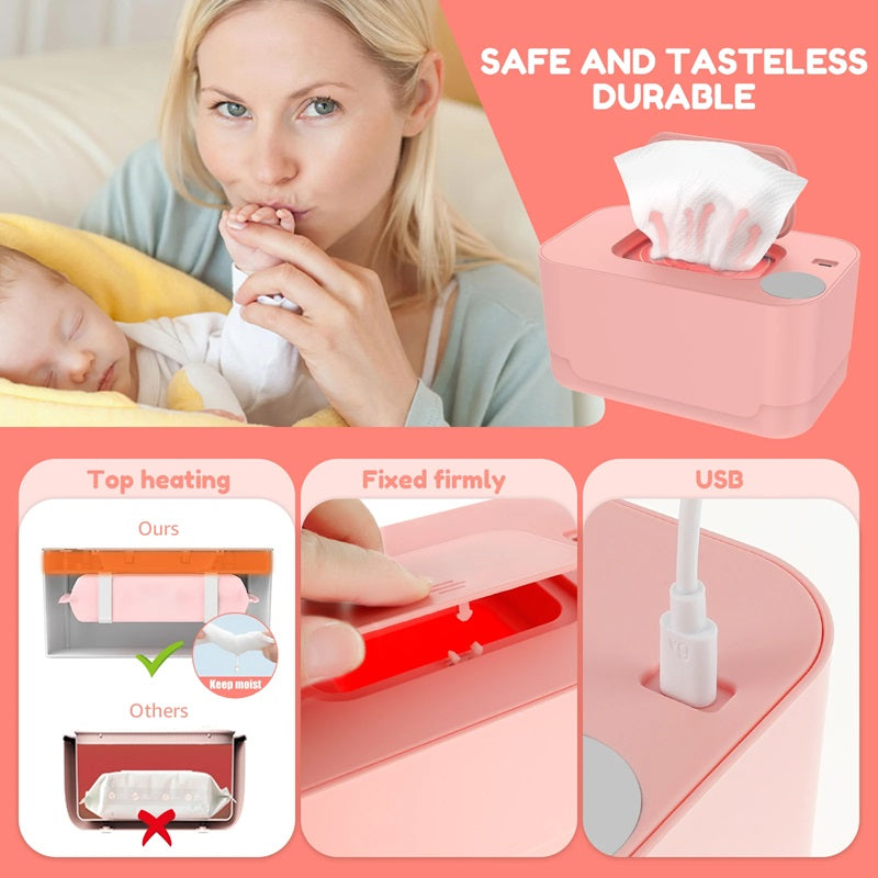 Portable Baby Wipe Warmer Compact Design