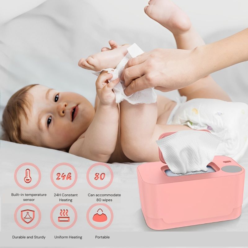 Portable Baby Wipe Warmer Compact Design